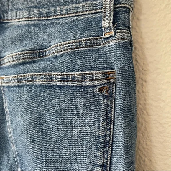 Madewell Stovepipe Jeans Women’s Size 29 Blue Medium Wash Cotton Stretch Pockets - Picture 12 of 16